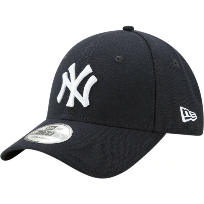 new-era-curved-brim-9forty-the-league-new-york-yankees-mlb-navy-blue-adjustable-cap