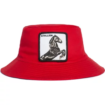 Goorin Bros. Horse Stallion I’m A Little Hoarse The Farm Red Bucket Hat