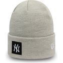 new-era-team-cuff-new-york-yankees-mlb-grey-beanie