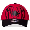 difuzed-curved-brim-youth-spider-man-marvel-comics-red-snapback-cap