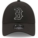 new-era-curved-brim-9forty-black-and-gold-boston-red-sox-mlb-black-adjustable-cap