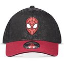 difuzed-curved-brim-youth-spider-man-marvel-comics-black-and-red-snapback-cap