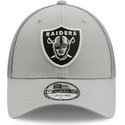 new-era-9forty-team-arch-las-vegas-raiders-nfl-grey-trucker-hat