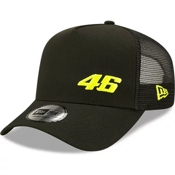 New Era A Frame REPREVE Flawless Valentino Rossi VR46 MotoGP Black Trucker Hat