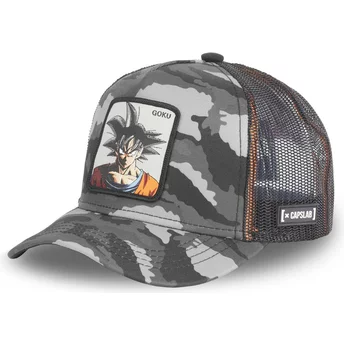 Capslab Son Goku GOK3C Dragon Ball Camouflage and Black Trucker Hat