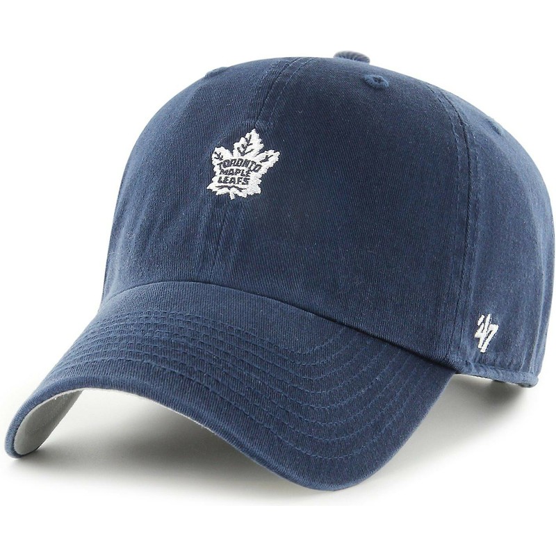 47-brand-curved-brim-clean-up-base-runner-toronto-maple-leafs-nhl-navy-blue-adjustable-cap