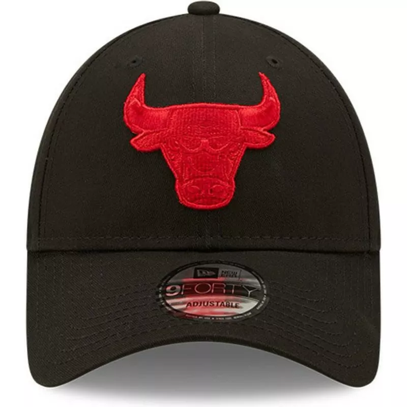 new-era-curved-brim-red-logo-9forty-neon-pack-chicago-bulls-nba-black-adjustable-cap