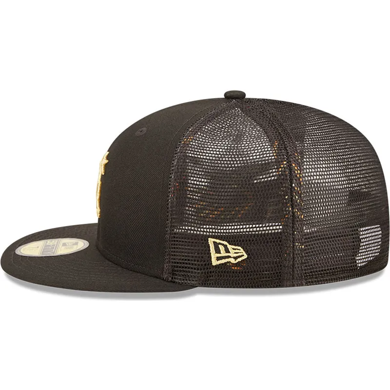 new-era-flat-brim-golden-logo-59fifty-all-star-game-los-angeles-dodgers-mlb-black-fitted-trucker-hat