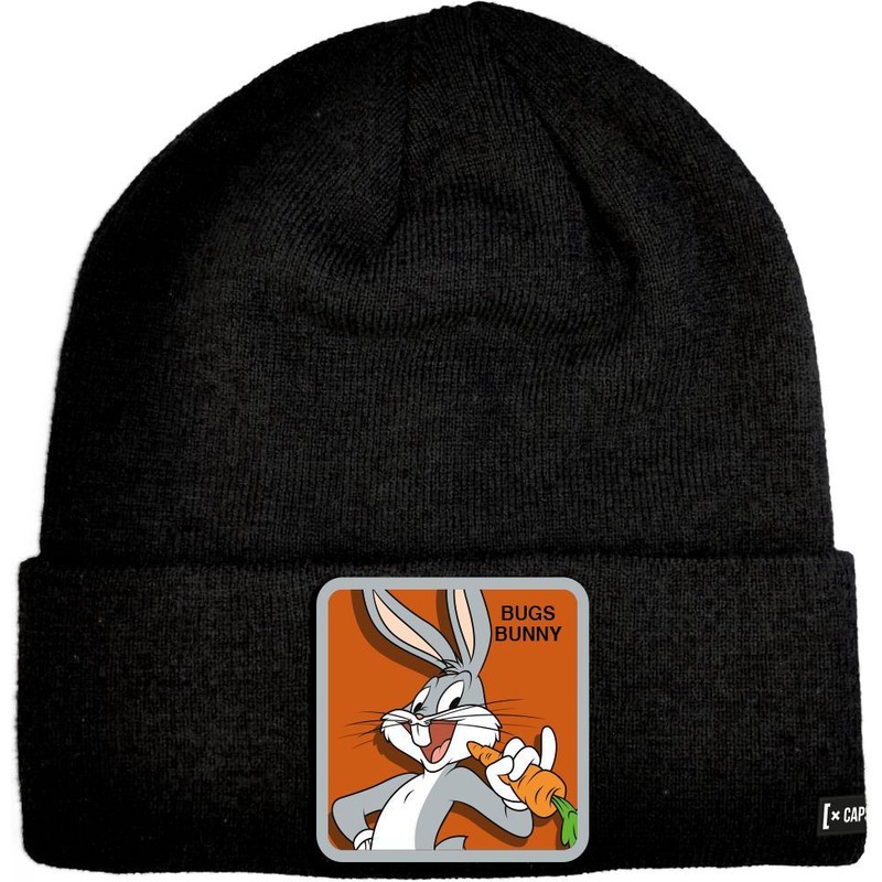 capslab-bugs-bunny-bon-bun1-looney-tunes-black-beanie