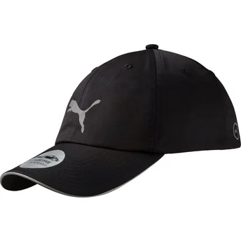 Puma Curved Brim Running Black Adjustable Cap