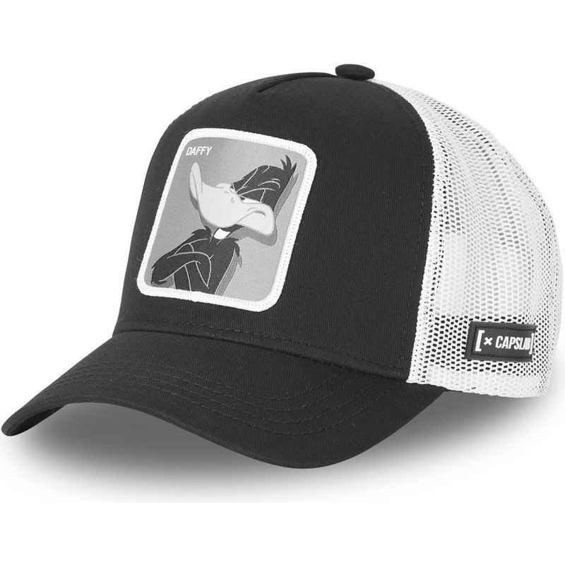 capslab-daffy-duck-da2-looney-tunes-black-and-white-trucker-hat