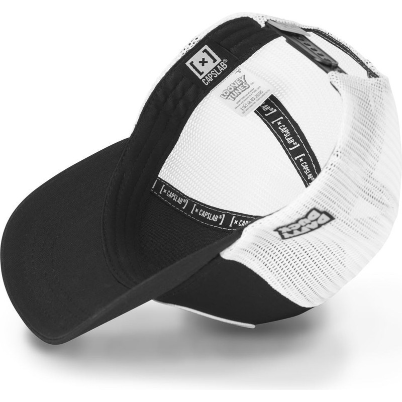 capslab-daffy-duck-da2-looney-tunes-black-and-white-trucker-hat