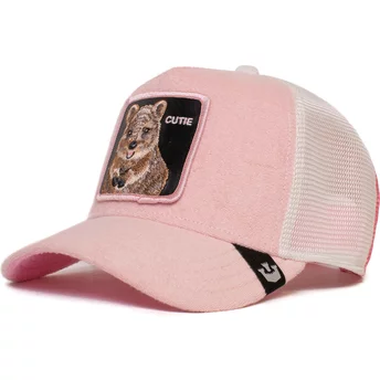 Goorin Bros. Quokka Cutie Smile More The Farm Pink Trucker Hat
