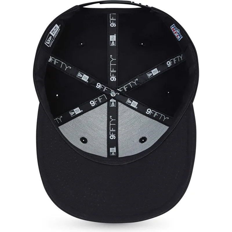 New Era Las Vegas Raiders 9FIFTY Black on Black Snapback Hat