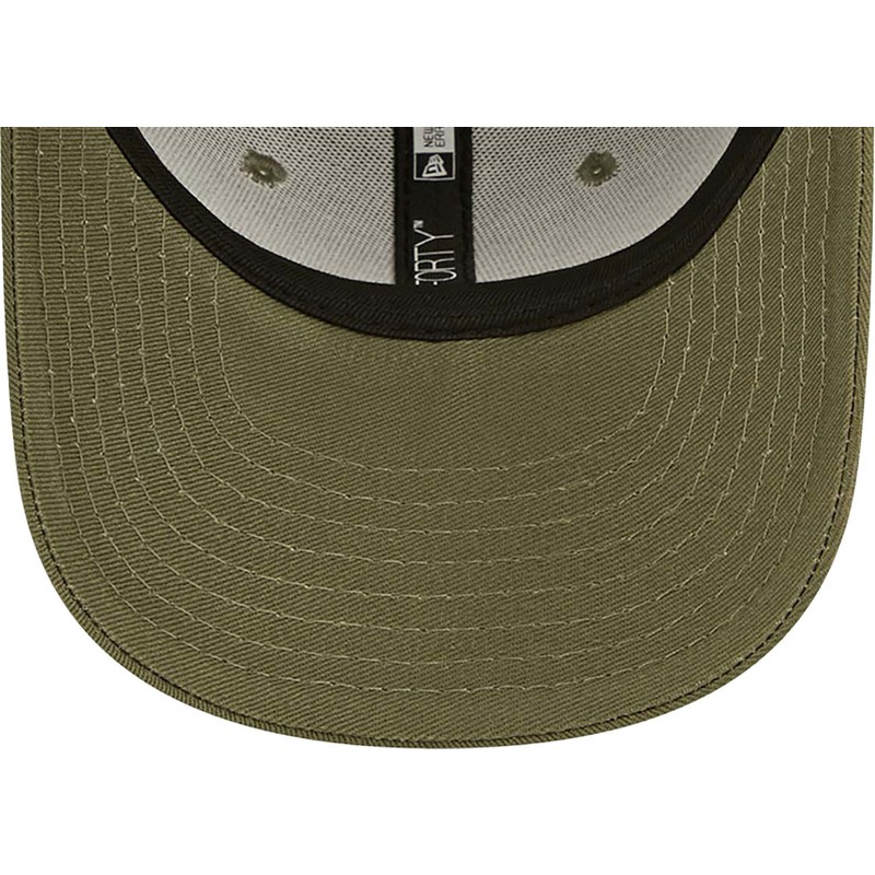 new-era-curved-brim-youth-green-logo-9forty-league-essential-los-angeles-dodgers-mlb-green-adjustable-cap