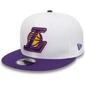 new-era-flat-brim-9fifty-crown-patches-champions-los-angeles-lakers-nba-white-and-purple-snapback-cap