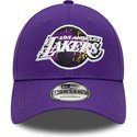 new-era-curved-brim-9forty-print-infill-los-angeles-lakers-nba-purple-adjustable-cap