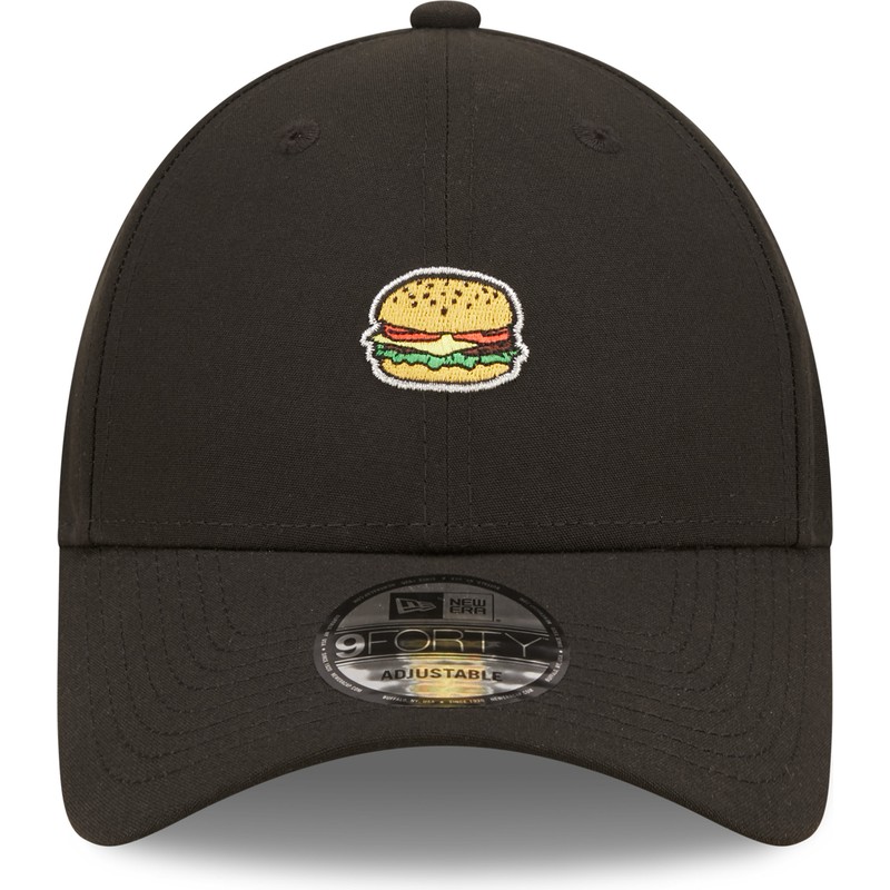 new-era-curved-brim-good-burger-good-life-9forty-food-icon-black-adjustable-cap
