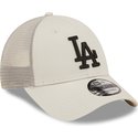new-era-a-frame-home-field-los-angeles-dodgers-mlb-beige-adjustable-trucker-hat