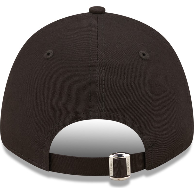 new-era-curved-brim-green-logo-9forty-league-essential-new-york-yankees-mlb-black-adjustable-cap