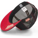 capslab-flat-brim-wile-e-coyote-casf-wi3-looney-tunes-black-trucker-hat