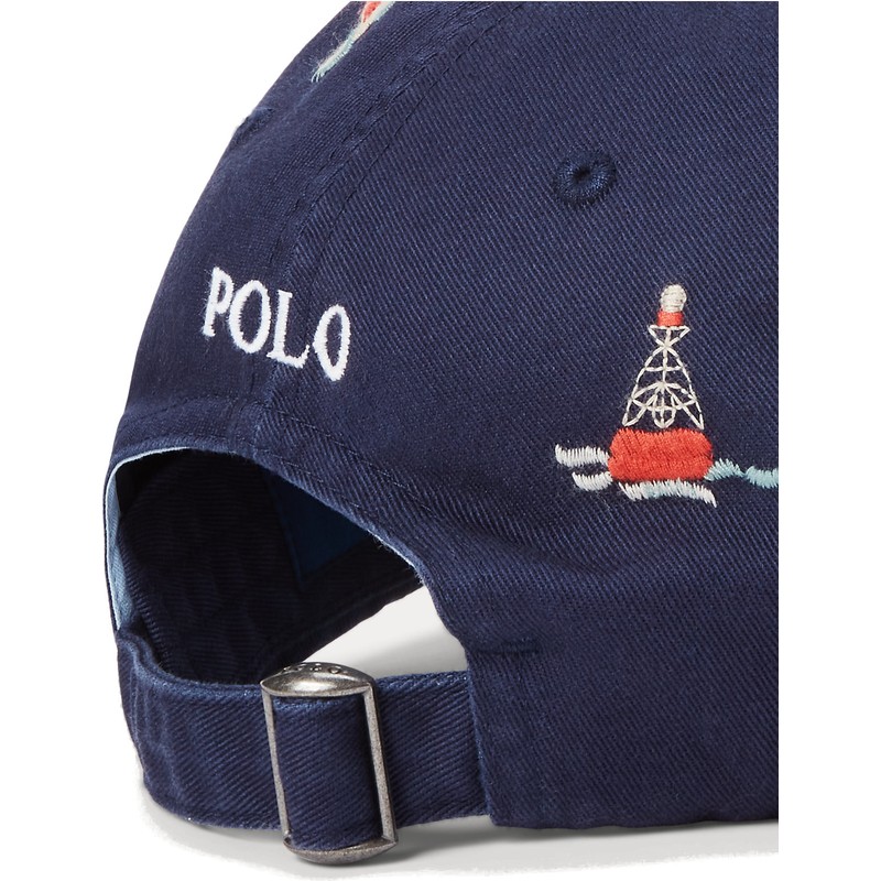 polo-ralph-lauren-curved-brim-white-logo-nautical-twill-navy-blue-adjustable-cap
