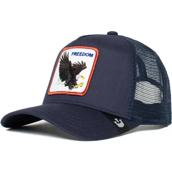 Goorin Bros. Eagle Freedom Truckin The Farm Navy Blue Trucker Hat