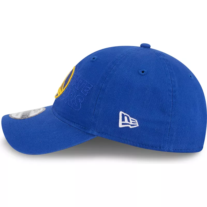 new-era-curved-brim-9twenty-draft-edition-2023-golden-state-warriors-nba-blue-adjustable-cap