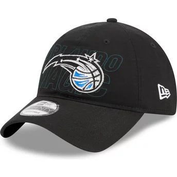 New Era Curved Brim 9TWENTY Draft Edition 2023 Orlando Magic NBA Black Adjustable Cap