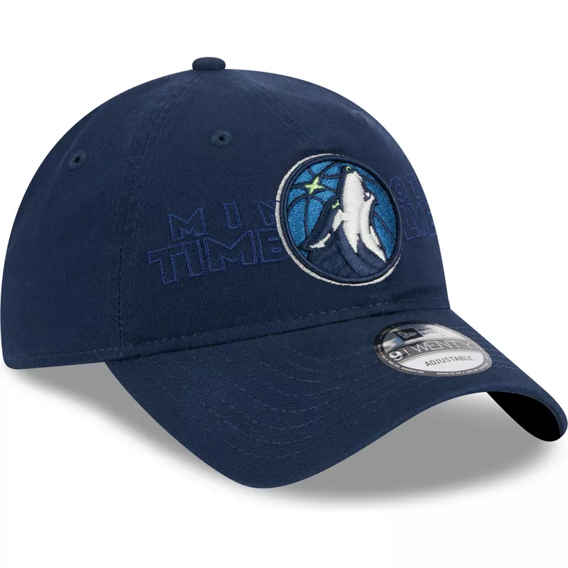 new-era-curved-brim-9twenty-draft-edition-2023-minnesota-timberwolves-nba-navy-blue-adjustable-cap