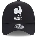 new-era-a-frame-monochrome-french-rugby-federation-ffr-black-trucker-hat