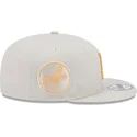 new-era-flat-brim-orange-logo-9fifty-side-patch-los-angeles-dodgers-mlb-beige-snapback-cap