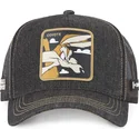 capslab-wile-e-coyote-loo8-coy2-looney-tunes-black-denim-trucker-hat