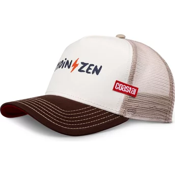 Coastal Moinzen HFT White and Brown Trucker Hat