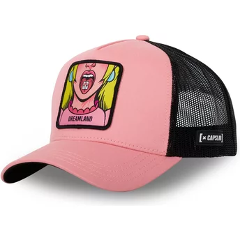 Capslab Dreamland DRE2 Cute Pink and Black Trucker Hat