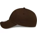 new-era-curved-brim-women-dark-brown-logo-9forty-league-essential-new-york-yankees-mlb-dark-brown-adjustable-cap