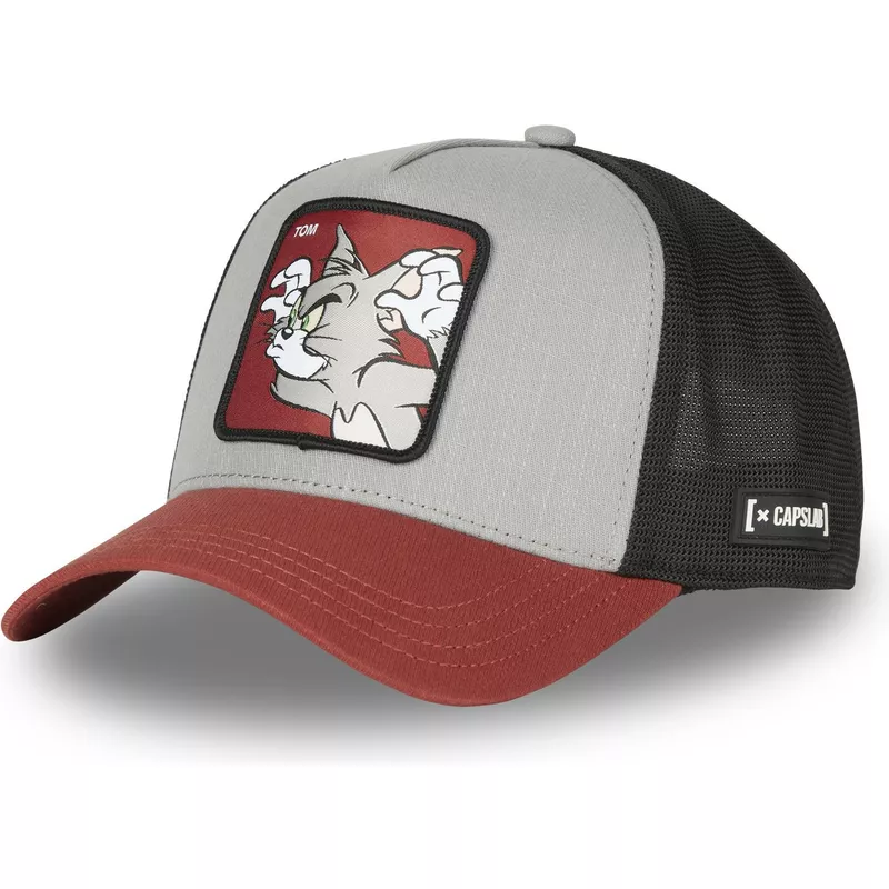 capslab-tom-gri-looney-tunes-grey-red-and-black-trucker-hat