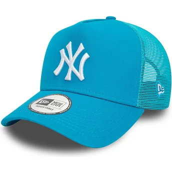 New Era A Frame League Essential New York Yankees MLB Blue Trucker Hat