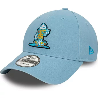 New Era Curved Brim 9FORTY Ice Cream Character Blue Adjustable Cap