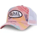 von-dutch-le-pou-pink-and-white-trucker-hat