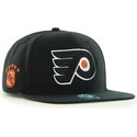 47-brand-flat-brim-philadelphia-flyers-nhl-sure-shot-black-snapback-cap
