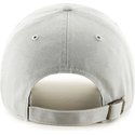 47-brand-curved-brim-light-grey-grey-logonew-york-yankees-mlb-clean-up-white-cap