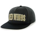 47-brand-flat-brim-detroit-red-wings-nhl-black-snapback-cap