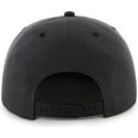 47-brand-flat-brim-script-logo-chicago-blackhawks-nhl-black-snapback-cap