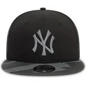 new-era-flat-brim-youth-grey-logo-9fifty-contrast-new-york-yankees-mlb-black-snapback-cap