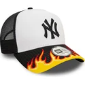 new-era-a-frame-flame-new-york-yankees-mlb-white-and-black-trucker-hat