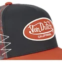 von-dutch-gror-black-and-orange-trucker-hat