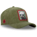 capslab-curved-brim-kakashi-hatake-ns3-cor-naruto-green-snapback-cap