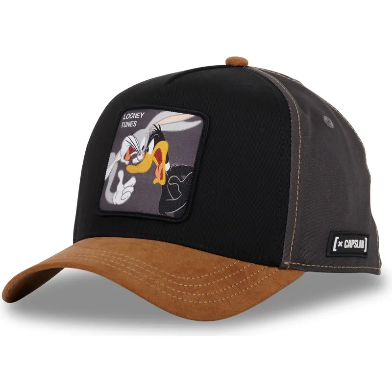 Cappello nero Bugs Bunny BON BUN1 Looney Tunes di Capslab