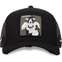 capslab-sylvester-loo10-syl-looney-tunes-black-trucker-hat